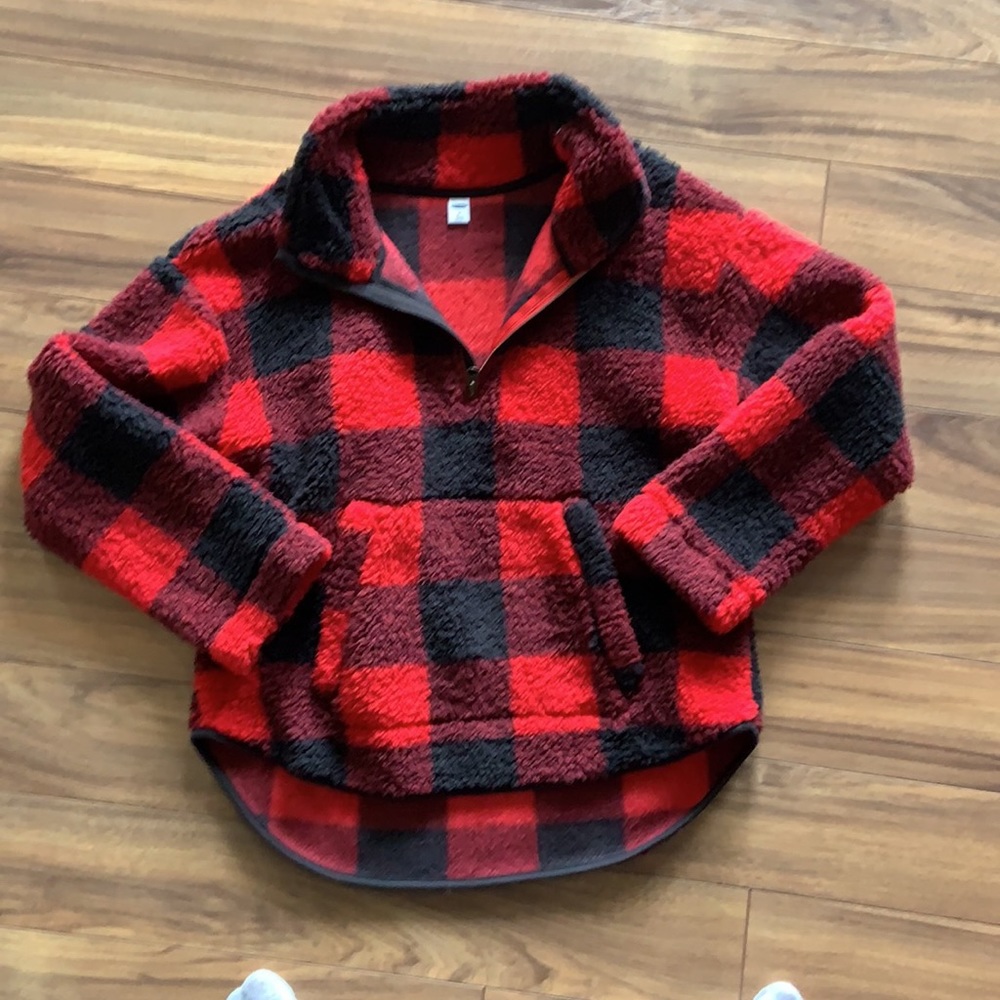 Old Navy Buffalo Plaid Sherpa